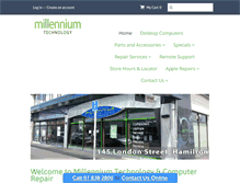 Tablet Screenshot of millenniumtechnology.co.nz